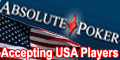 Absolute Poker - accepting U.S. players