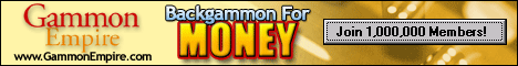 Backgammon game at Gammon Empire