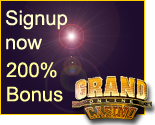 Grand Online Casino - Signup Bonus for new players