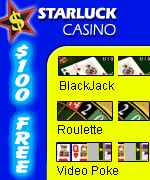 Starluck Casino - exlusive bonus!