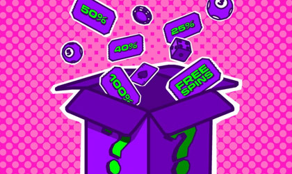 Interface des promotions et bonus sur Casino Together montrant différentes offres