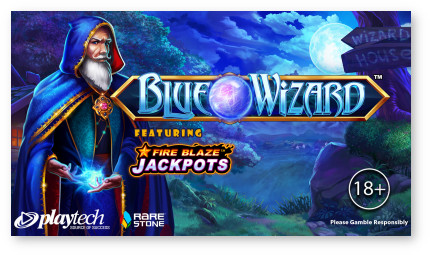 Blue Wizard Slot by Rare Stone - Play For Free & Real