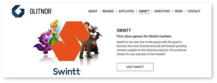 Glitnor, parent company of Swintt