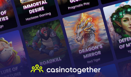 Interface des jeux Casino Together