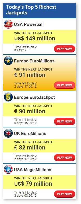 Buy Lotto Online Review - Trusted ...online.worldcasinodirectory.com